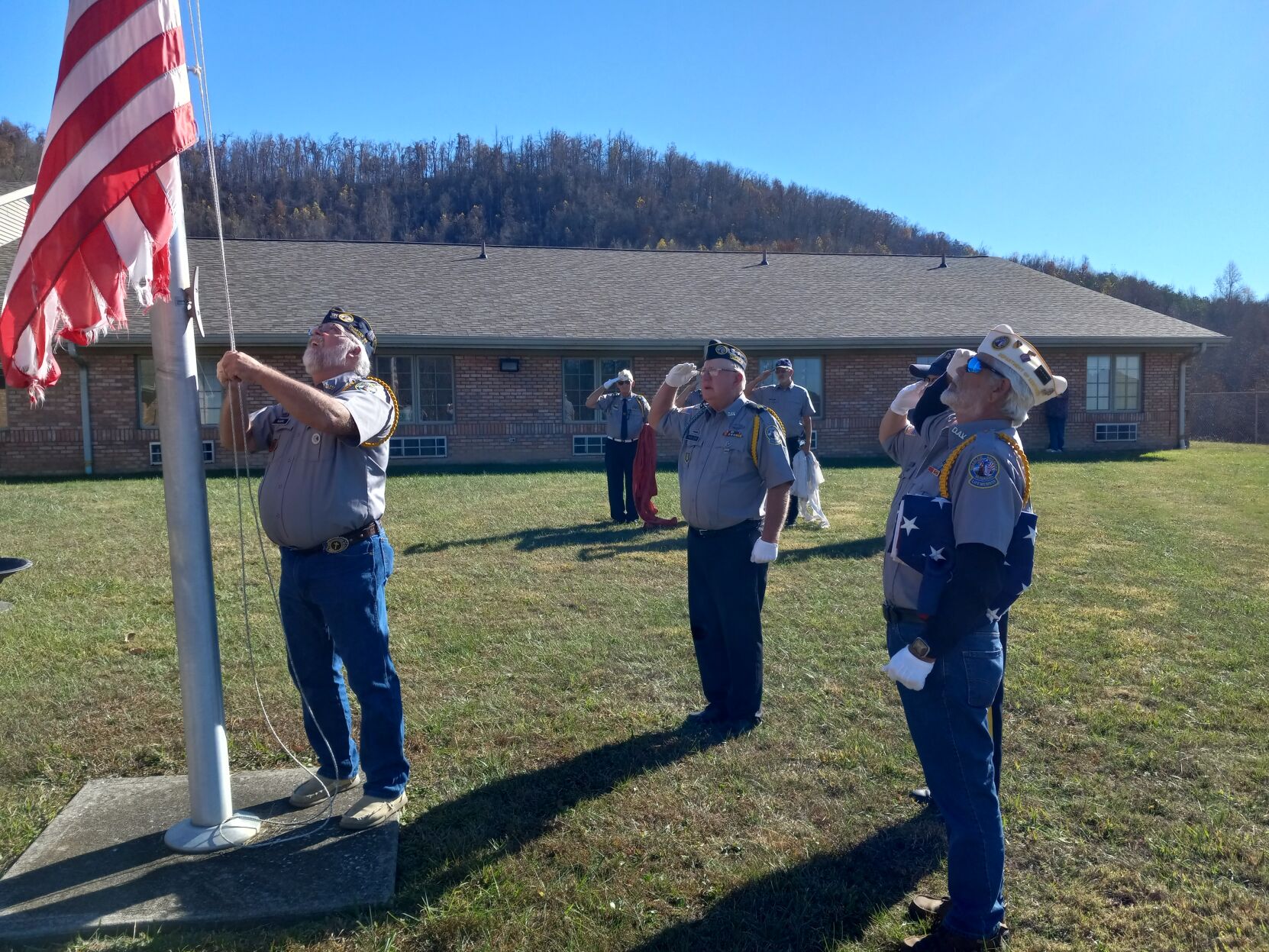 DAV chapter retires flag at Corbin Health and Rehabilitation